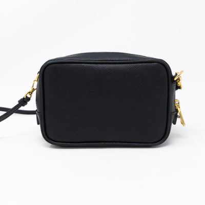 Camera Bag Black Leather