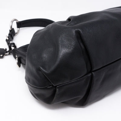 Shoulder Bag Black Leather
