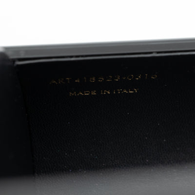Opium Plexiglass Tassel Minaudiere Black