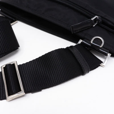 Vela Small Crossbody Black Nylon