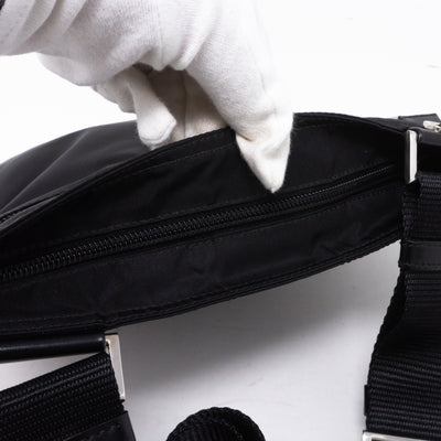Vela Small Crossbody Black Nylon