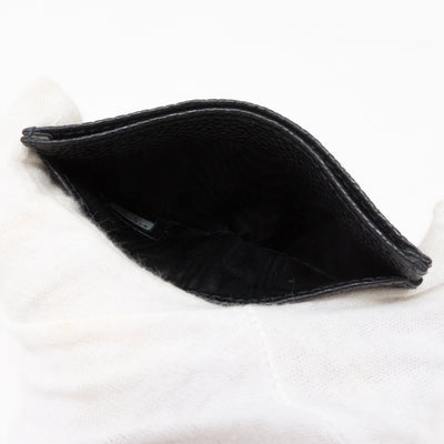 Card Holder CC Black Caviar Leather