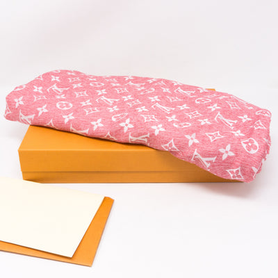 Pink T-Shirting Monogram Shawl