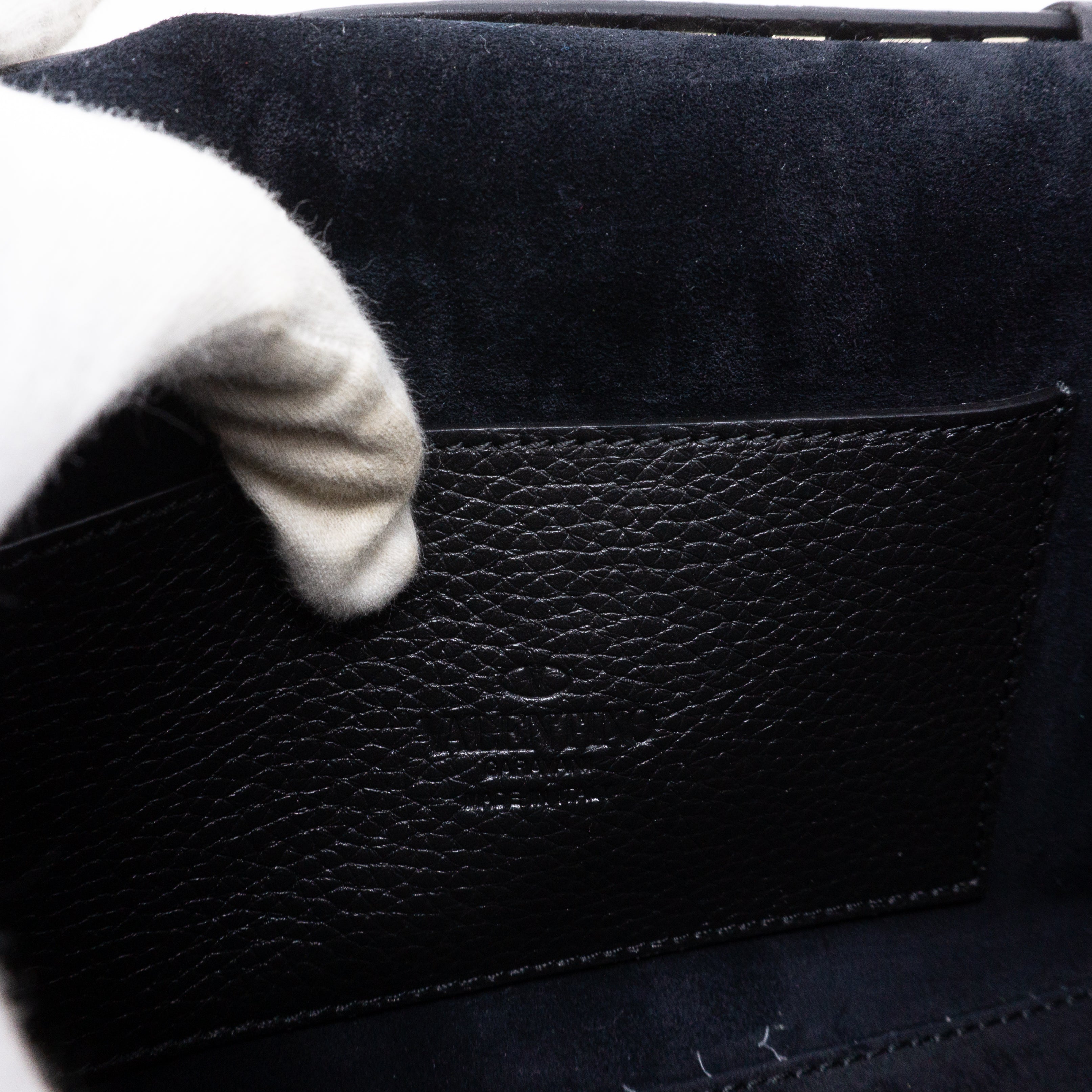 Rockstud Crossbody Black Leather