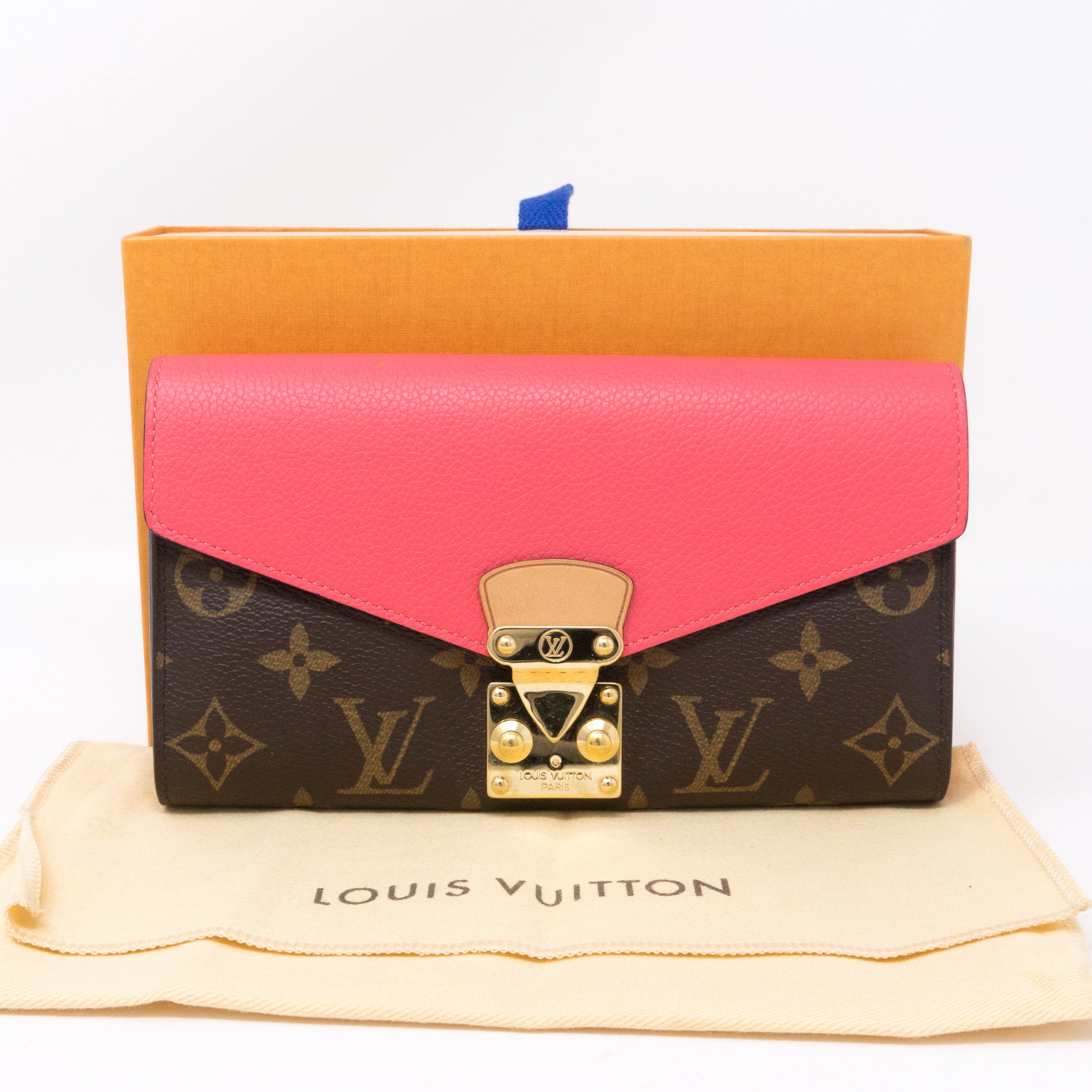 Pallas Wallet Monogram Pink Leather