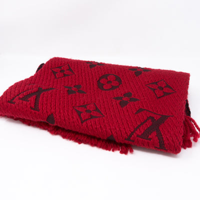 Logomania Scarf Ruby