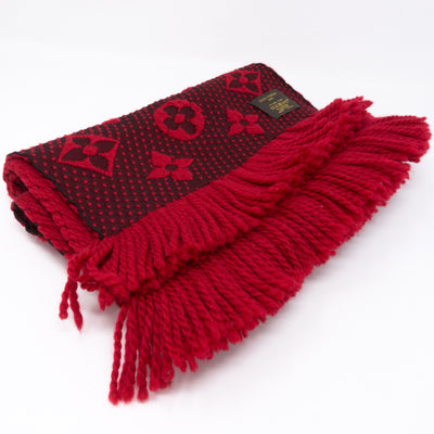 Logomania Scarf Ruby