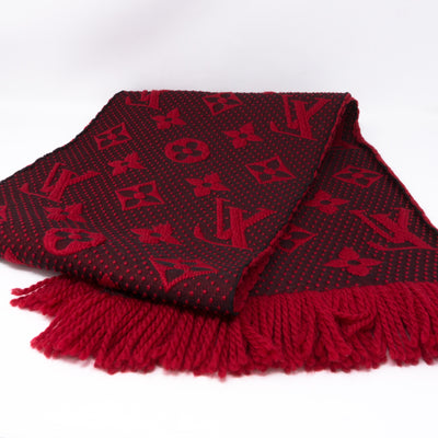 Logomania Scarf Ruby
