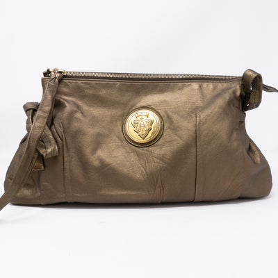 Hysteria Clutch Bronze Leather