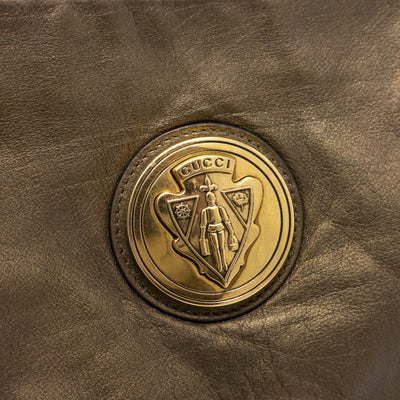 Hysteria Clutch Bronze Leather