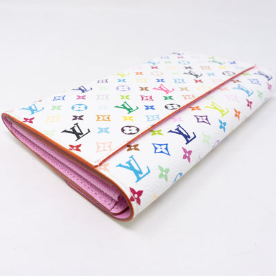 Sarah Wallet Multicolore White