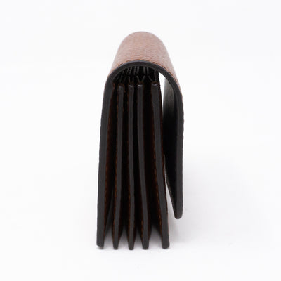 Continental Card Holder Brown Leather