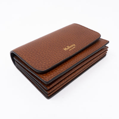 Continental Card Holder Brown Leather