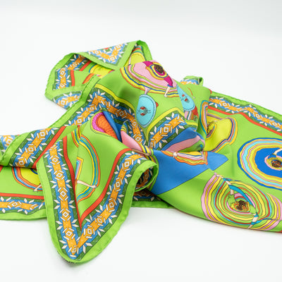 Silk Scarf 90 Belles Du Mexique