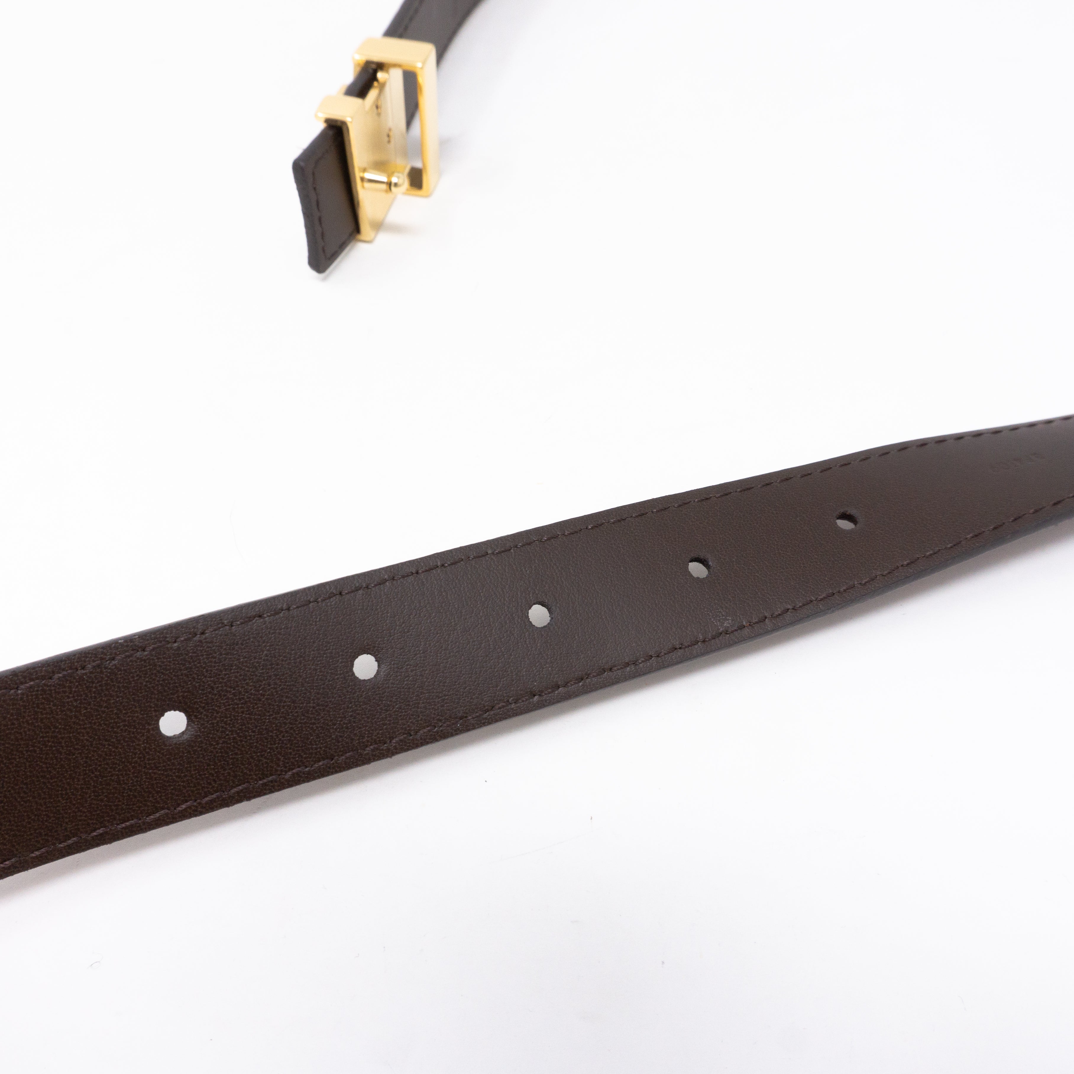 LV Belt Mini Damier Ebene 25 mm 80 cm