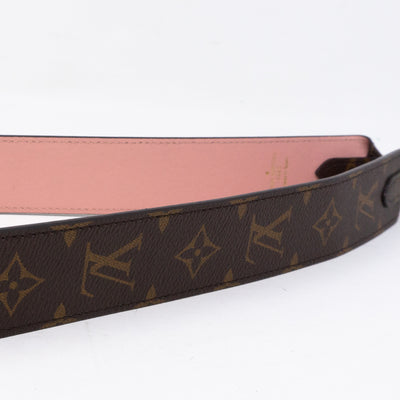 Bandoulière Monogram Rose Poudre Shoulder Strap