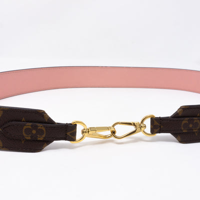 Bandoulière Monogram Rose Poudre Shoulder Strap