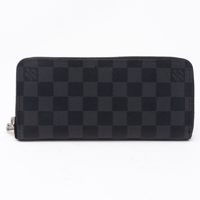 Zippy Vertical Wallet Damier Graphite