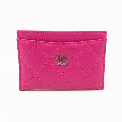 Card Holder Pink Leather