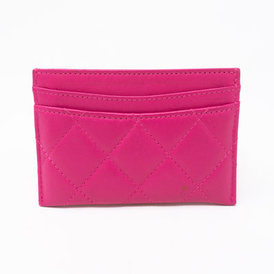 Card Holder Pink Leather