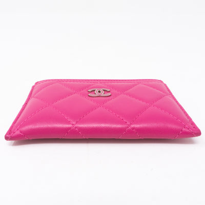 Card Holder Pink Leather