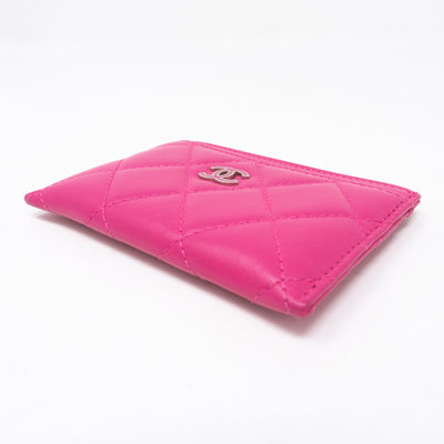Card Holder Pink Leather