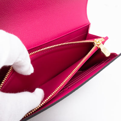 Sarah Wallet Monogram Love Lock