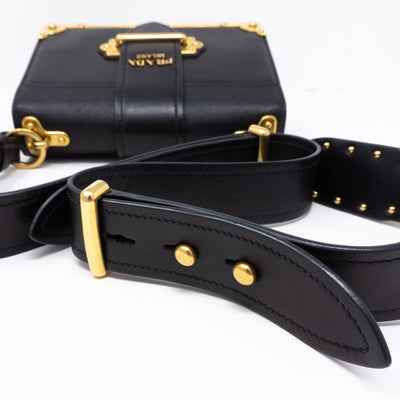 Cahier Black Leather Bag