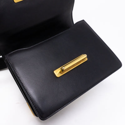 Cahier Black Leather Bag