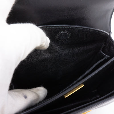 Cahier Black Leather Bag