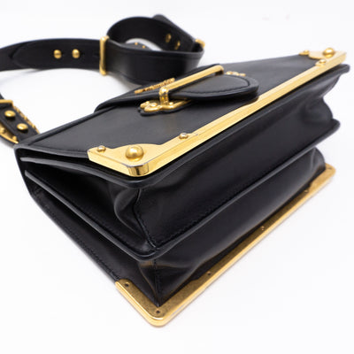 Cahier Black Leather Bag