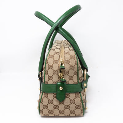 Horsebit Chain Shoulder Bag Green