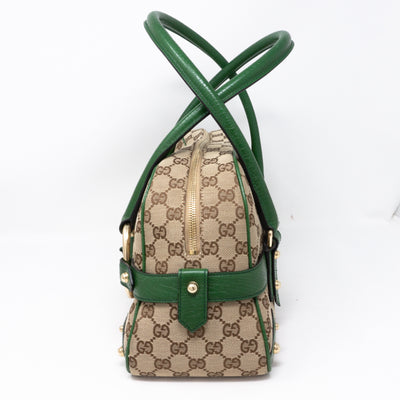 Horsebit Chain Shoulder Bag Green