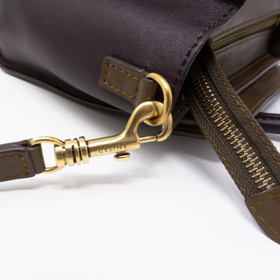 Nano Luggage Tri-color Leather