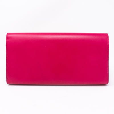 Kate Clutch Tassel Pink Leather