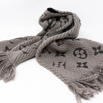 Logomania Scarf Gray