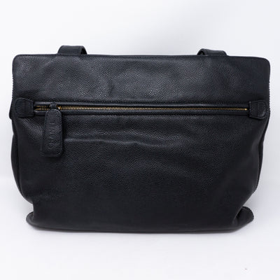 CC Shoulder Tote Black Caviar
