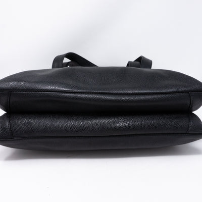 CC Shoulder Tote Black Caviar