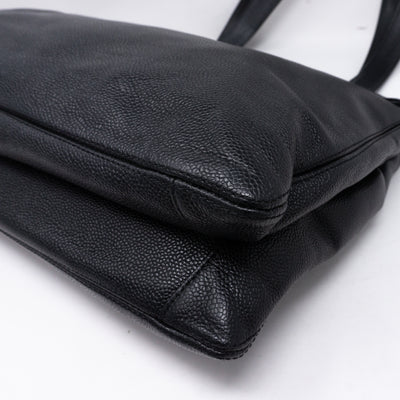 CC Shoulder Tote Black Caviar