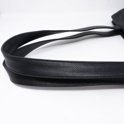 CC Shoulder Tote Black Caviar
