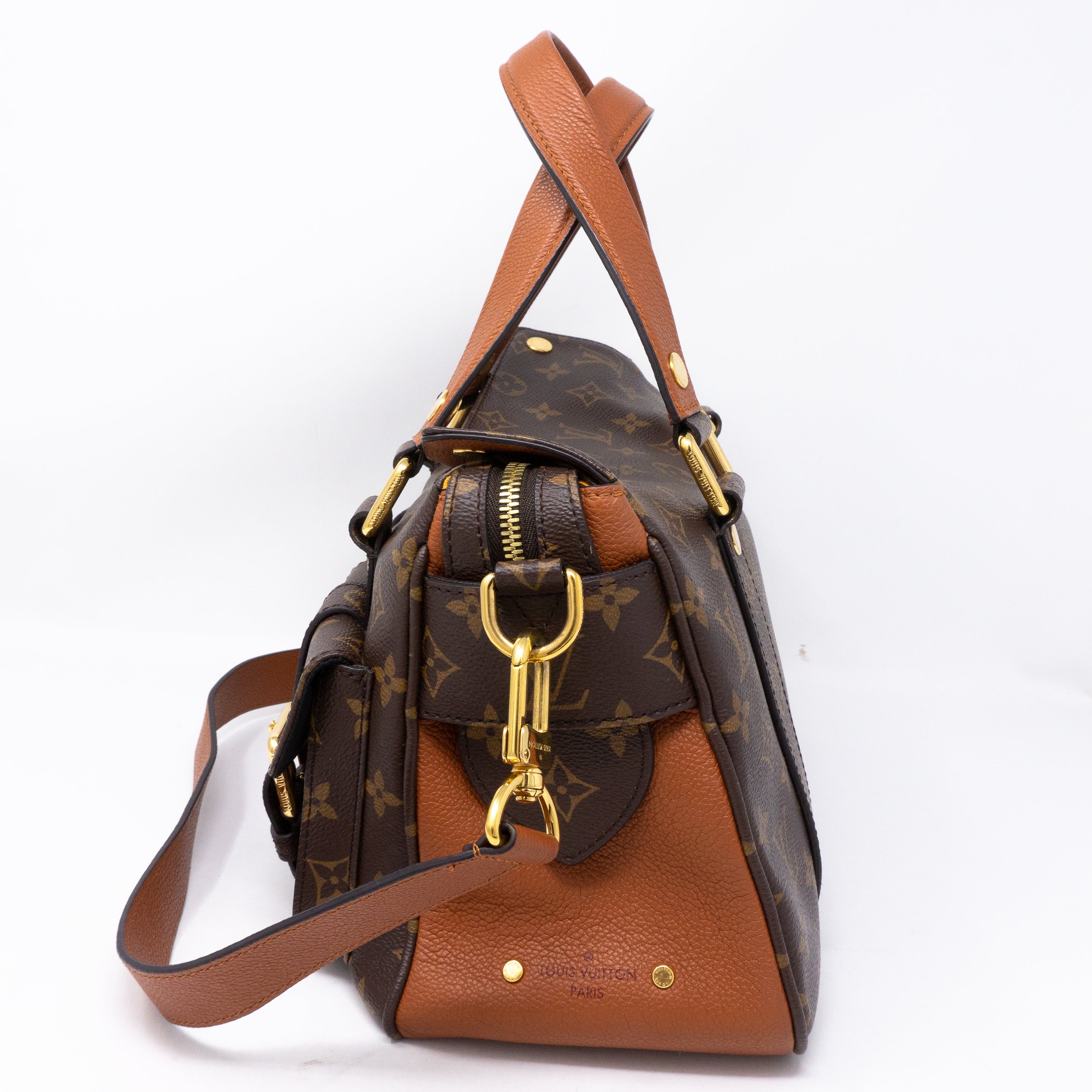 Manhattan NM Monogram Caramel