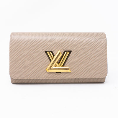 Twist Wallet Epi Leather Galet Grey