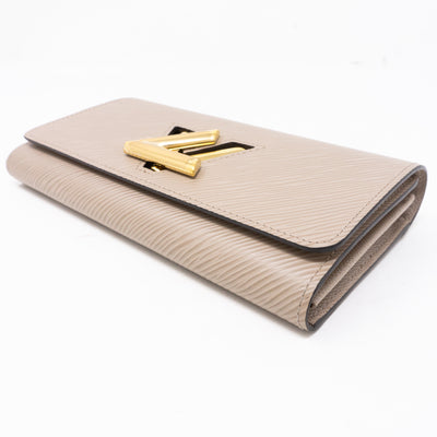Twist Wallet Epi Leather Galet Grey