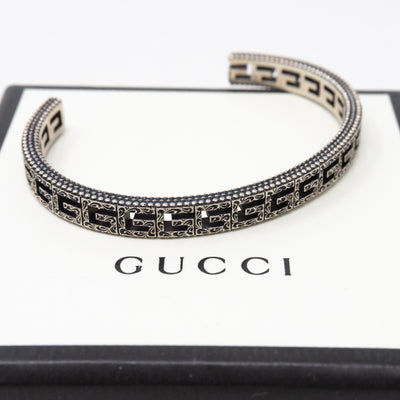 Sterling Silver Square G Bracelet