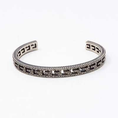 Sterling Silver Square G Bracelet