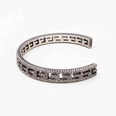 Sterling Silver Square G Bracelet