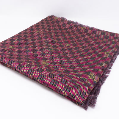 Monogram Damier Shawl Pop Pink