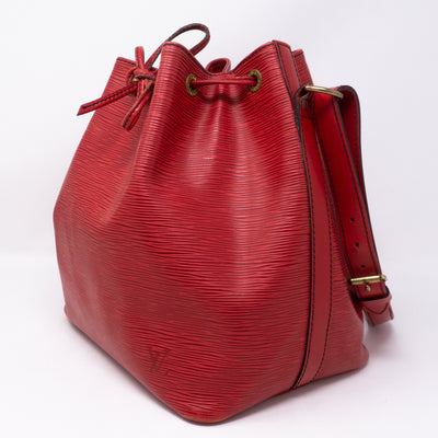Petit Noe Red Epi Leather