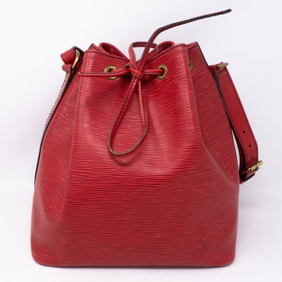 Petit Noe Red Epi Leather