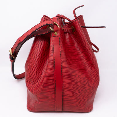 Petit Noe Red Epi Leather